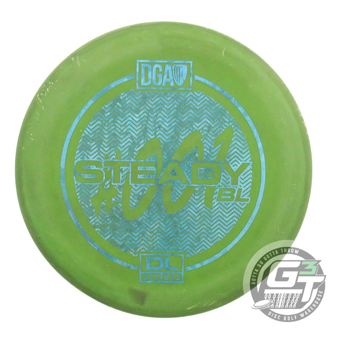 USED DGA D-Line Steady BL 175g Green Teal Shatter Foil Putter Golf Disc