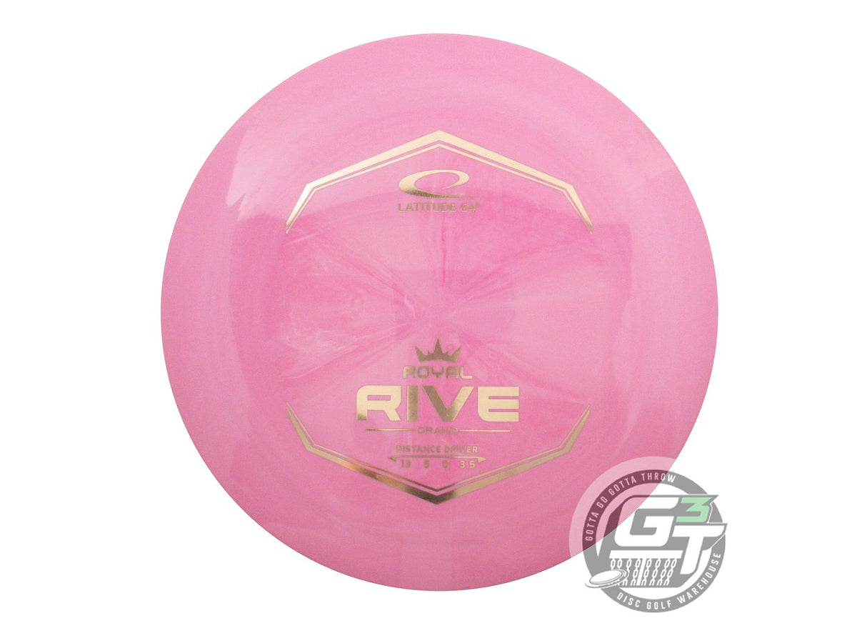 USED Latitude 64 Royal Grand Rive 173g Pink Gold Foil Distance Driver Golf Disc