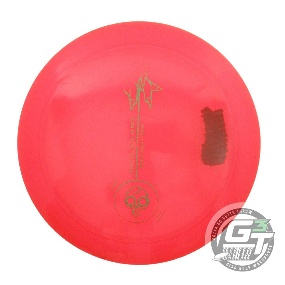 USED Dynamic Discs Lucid Raider 173g Red Green Foil Distance Driver Golf Disc