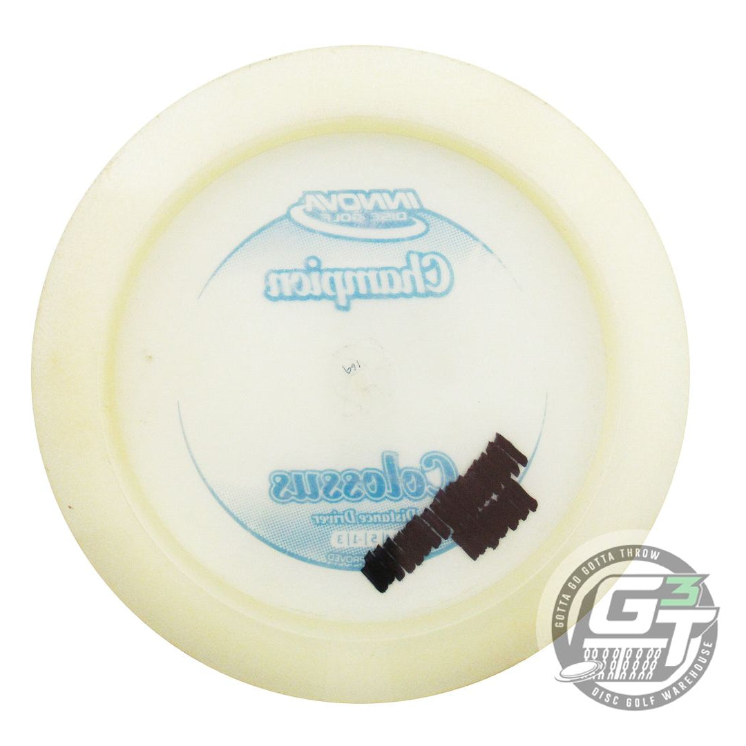 USED Innova Champion Colossus 169g White Blue Foil Distance Driver Golf Disc