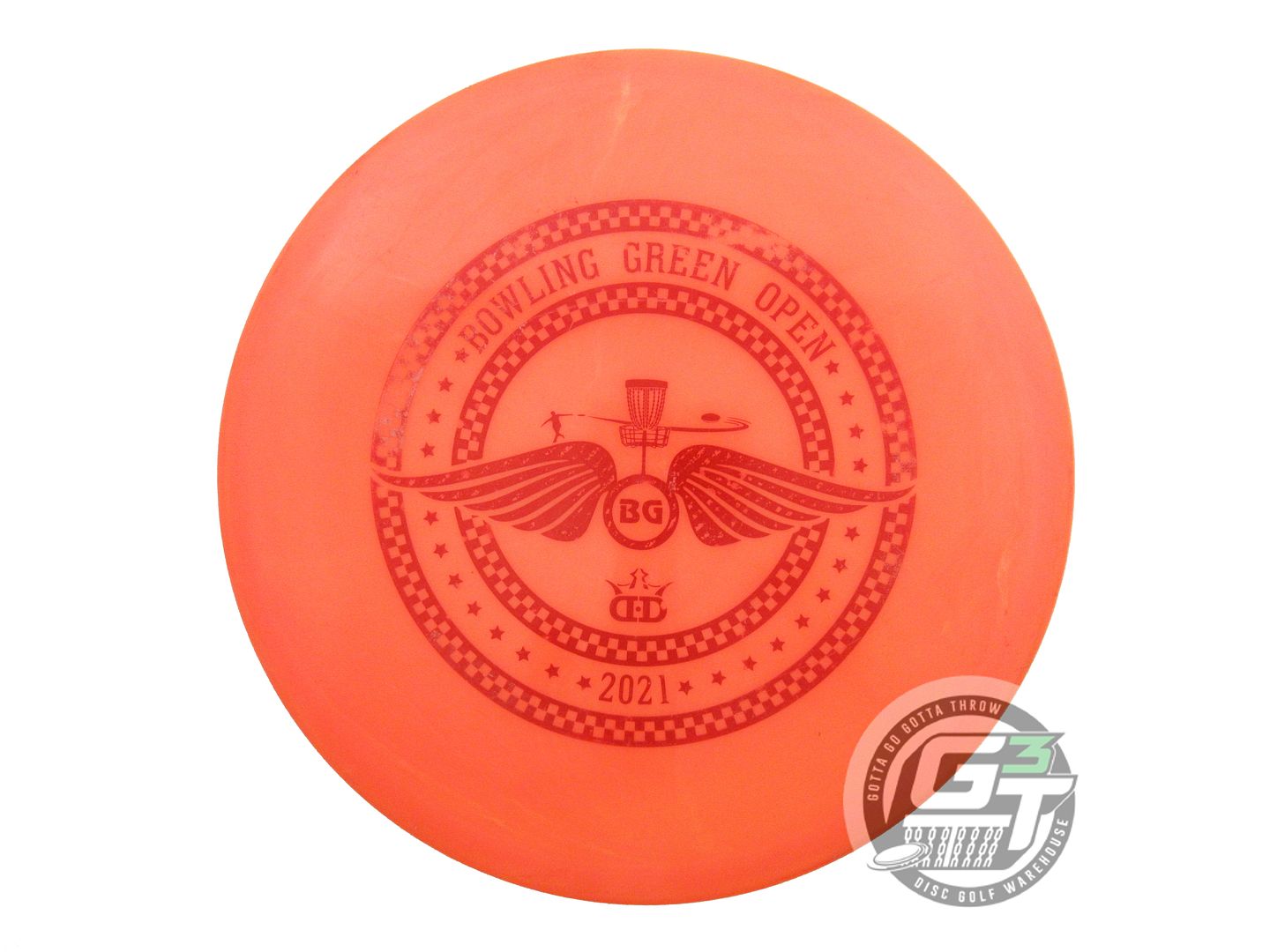 USED Dynamic Discs Fuzion EMAC Truth 175g Orange Red Foil Midrange Golf Disc