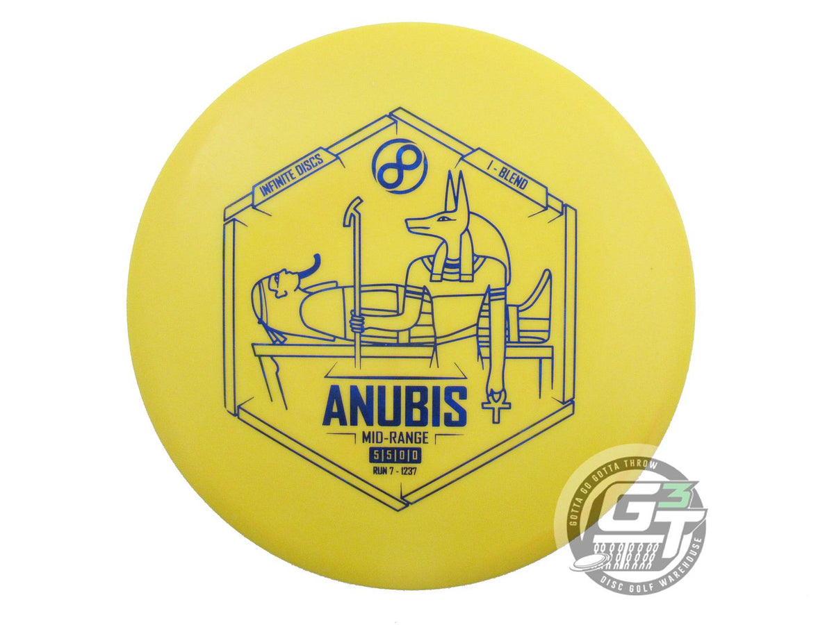 USED Infinite I-Blend Anubis 175g Yellow Blue Foil Midrange Golf Disc