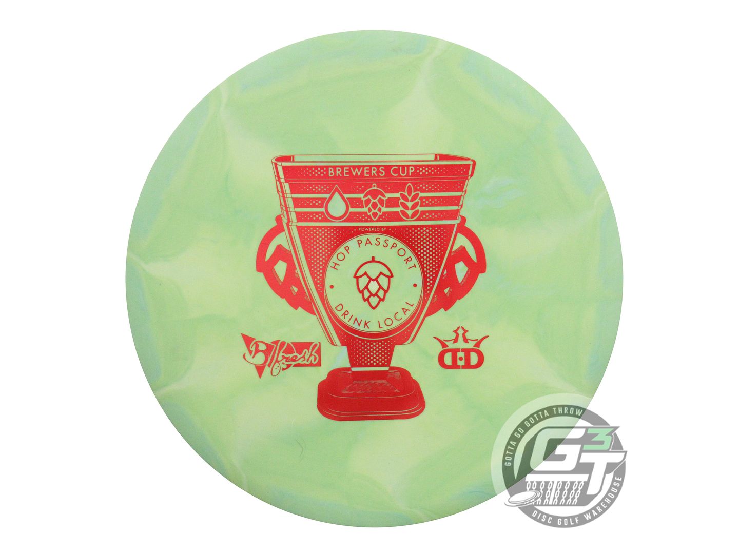 USED Dynamic Discs Prime Burst Evidence 173g Lime Red Foil Midrange Golf Disc