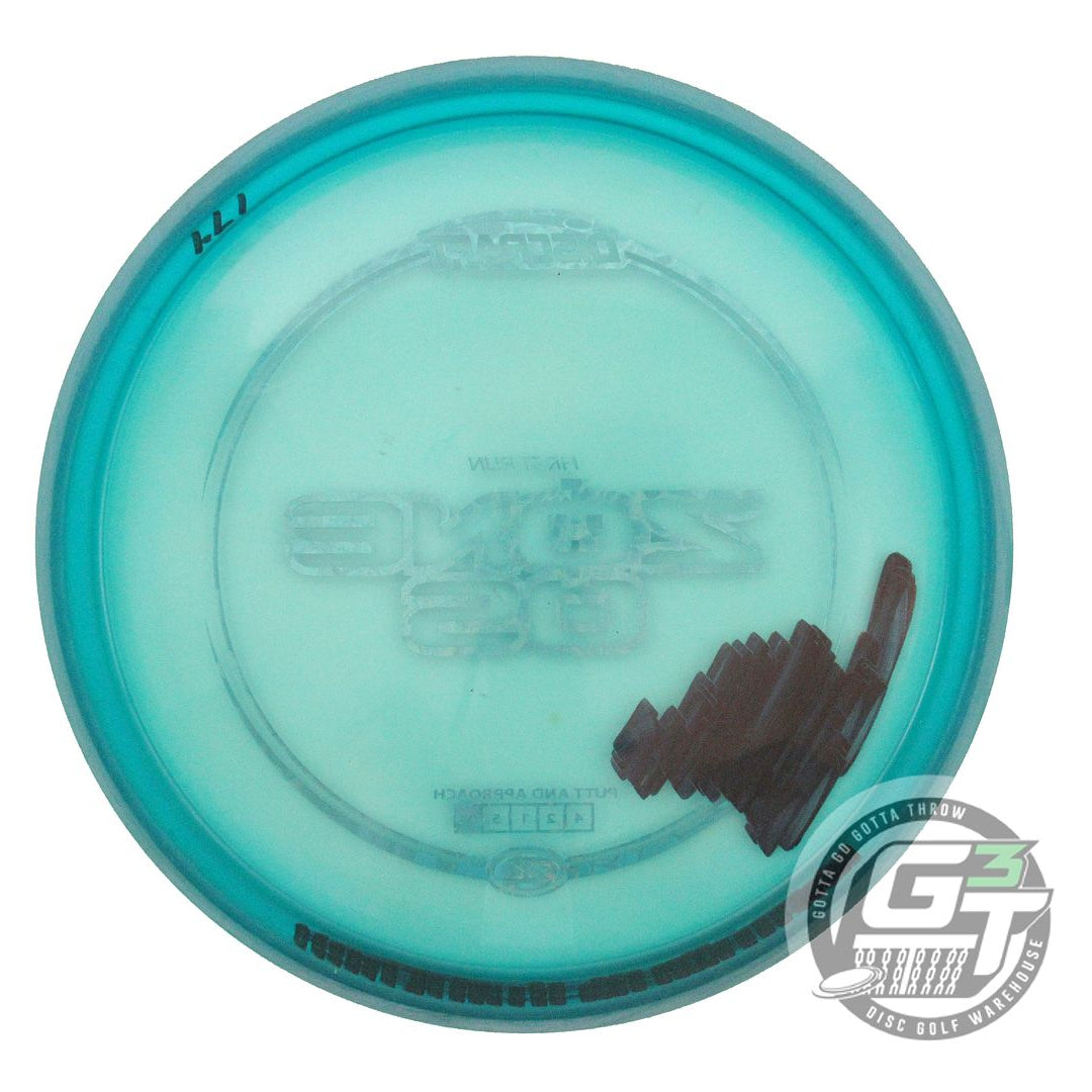 USED Discraft FIRST RUN Z Zone OS 174g Teal Blue Foil Putter Golf Disc