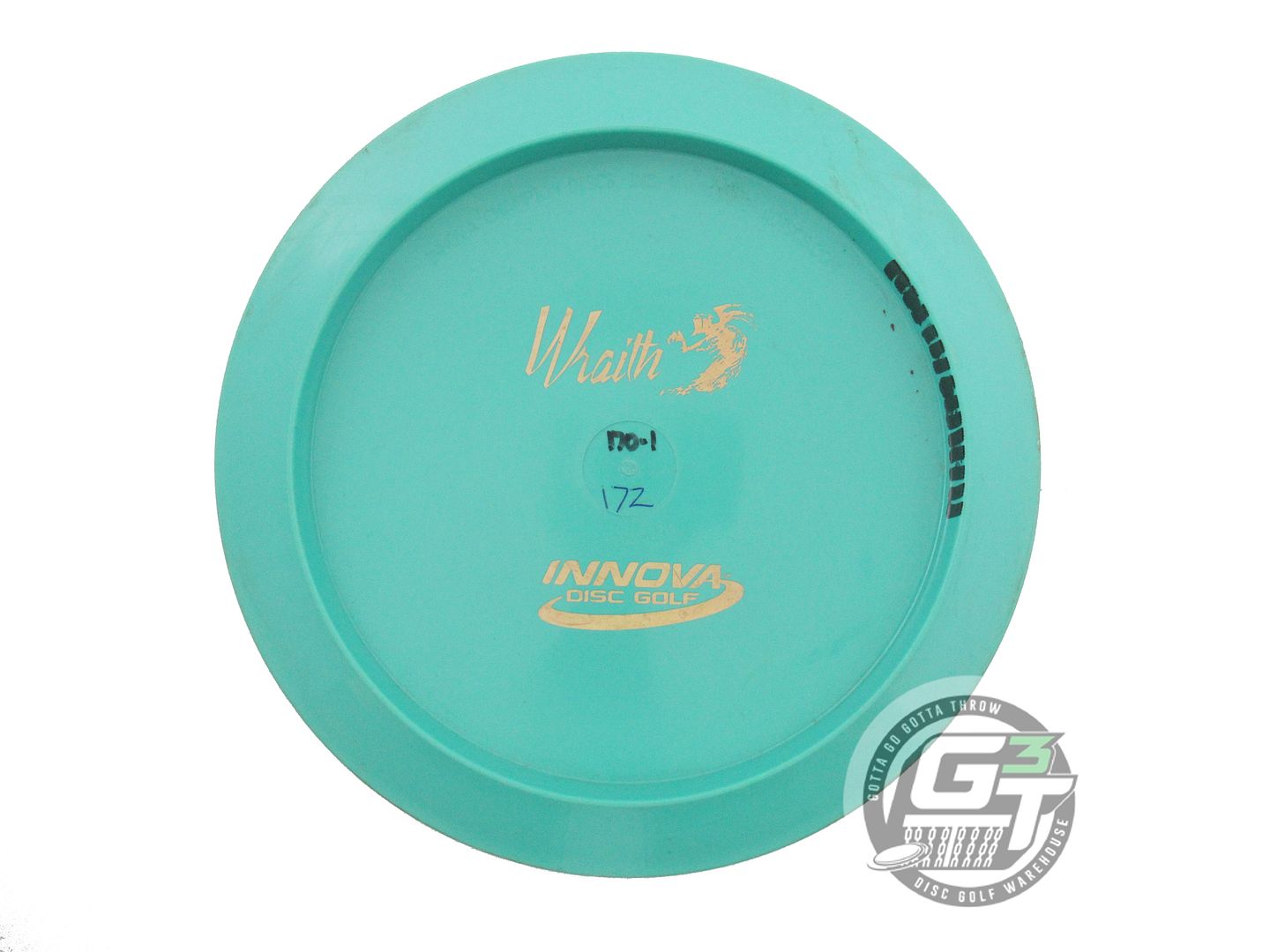 USED Innova Backstamp Star Wraith 172g Seafoam Gold Foil Driver Golf Disc