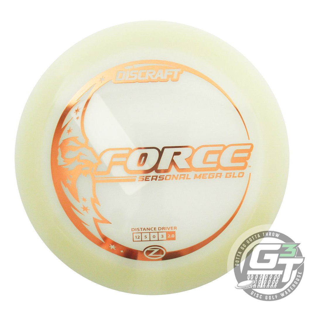 Discraft Seasonal Mega Glo Z Force Distance Driver Golf Disc (Individually Listed)