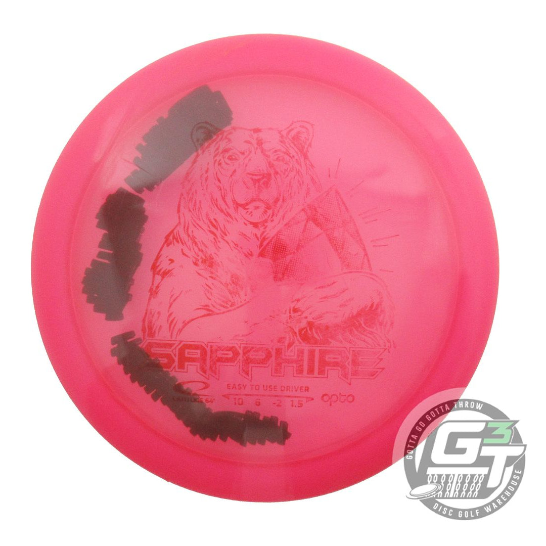 USED Latitude 64 Opto Sapphire 161g Pink Red Stamp Distance Driver Golf Disc