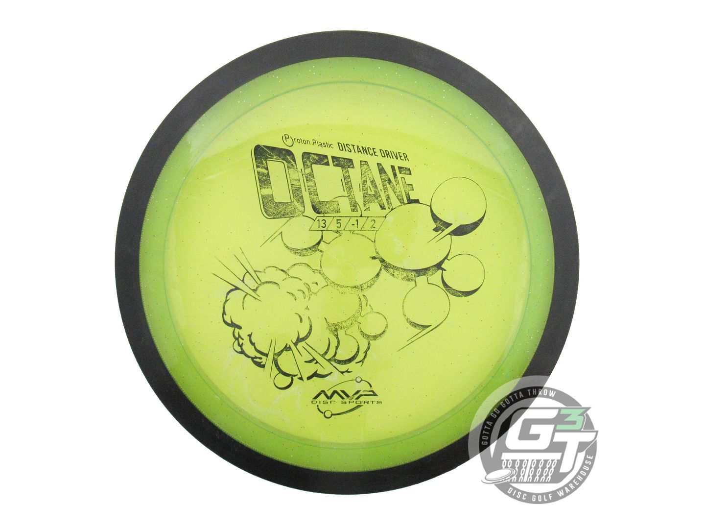 USED MVP Disc Sports Proton Octane 174g Lime Distance Driver Golf Disc