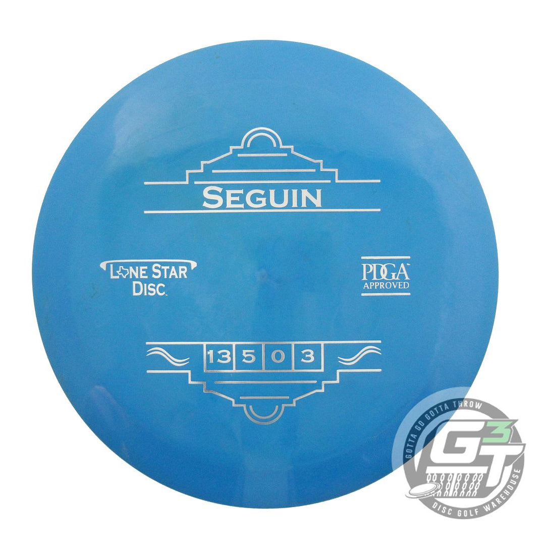 USED Lone Star Bravo Seguin 170g Blue Silver Foil Distance Driver Golf Disc
