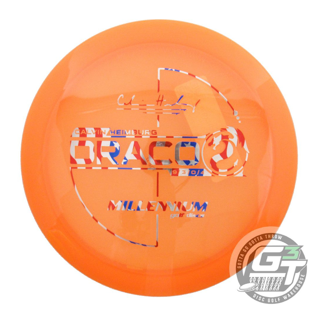 Millennium Calvin Heimburg Signature Flat Top Quantum Draco Distance Driver Golf Disc (Individually Listed)