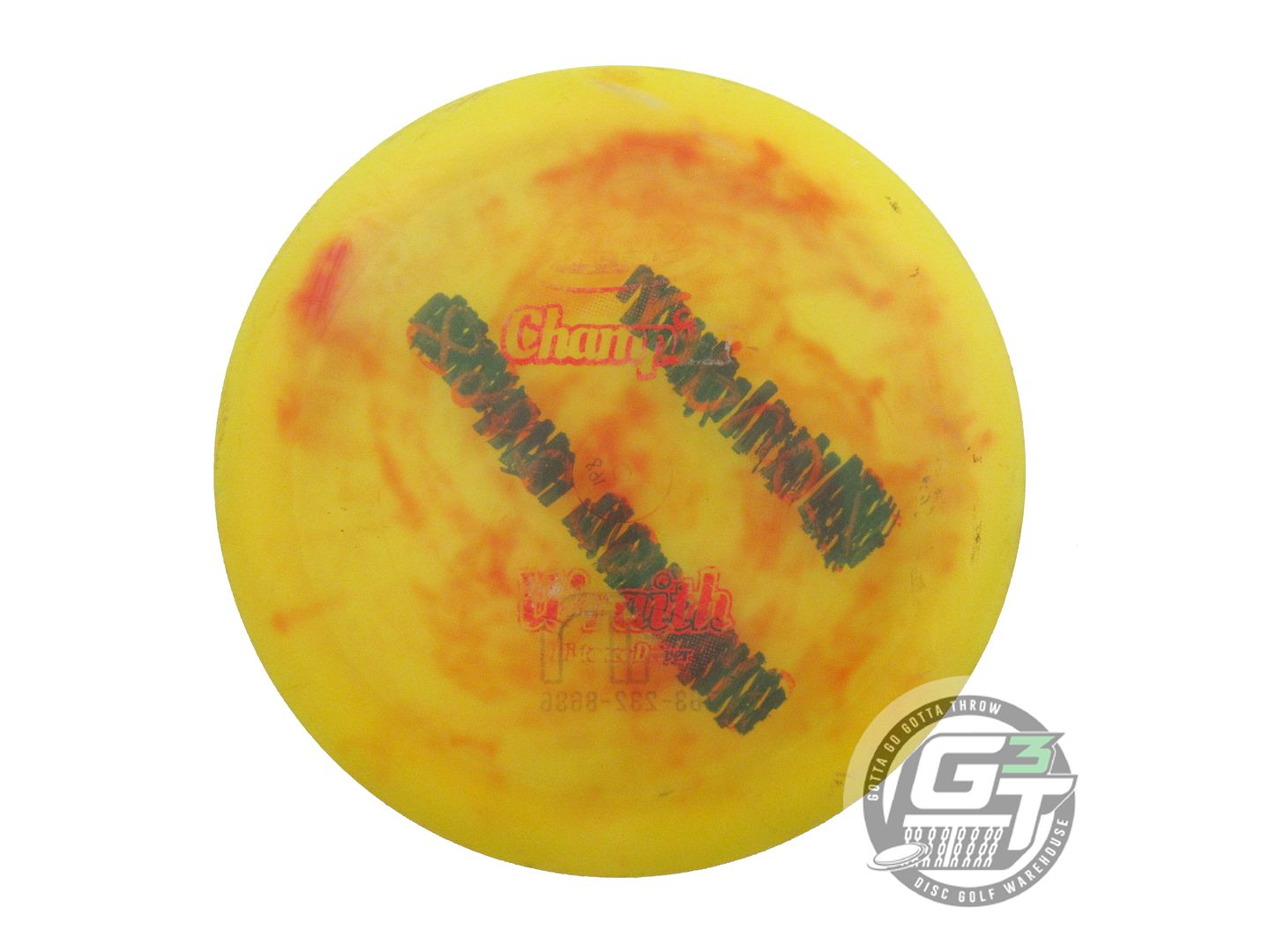 USED Innova Champion Wraith 168g Yellow HOME DYED Distance Driver Golf Disc
