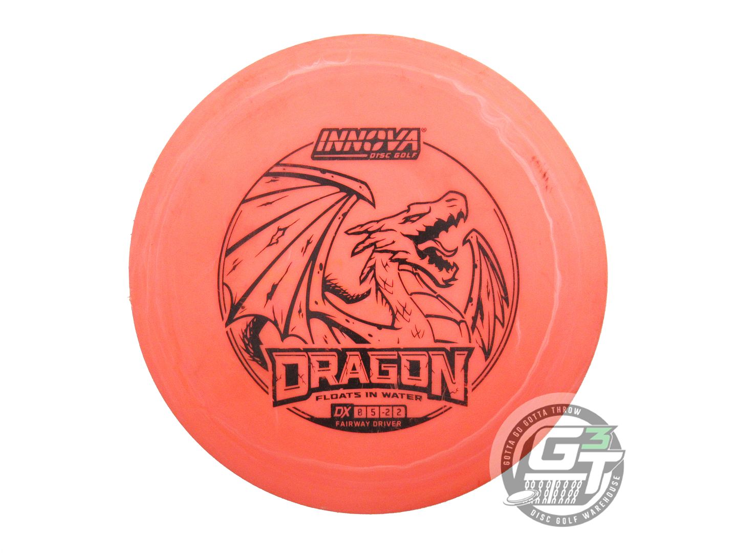 USED Innova DX Dragon 160g Orange Black Stamp Distance Driver Golf Disc