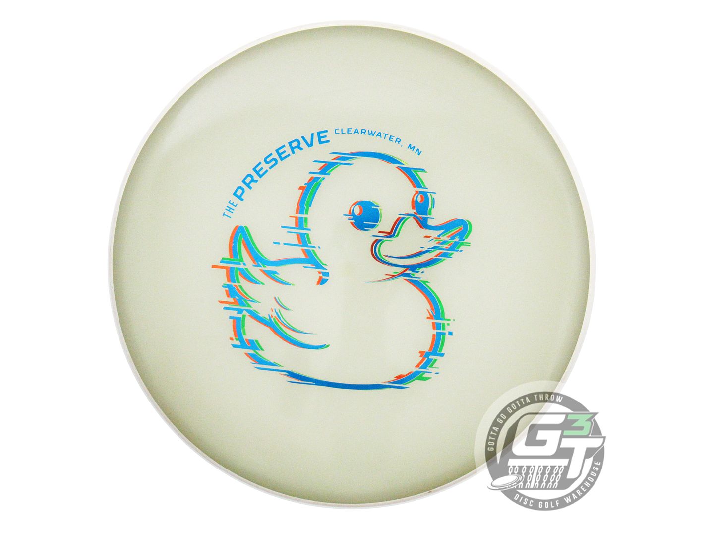 USED MVP Disc Sports RUBBER DUCK Proton Eclipse Glitch 163g Glow Putter Disc