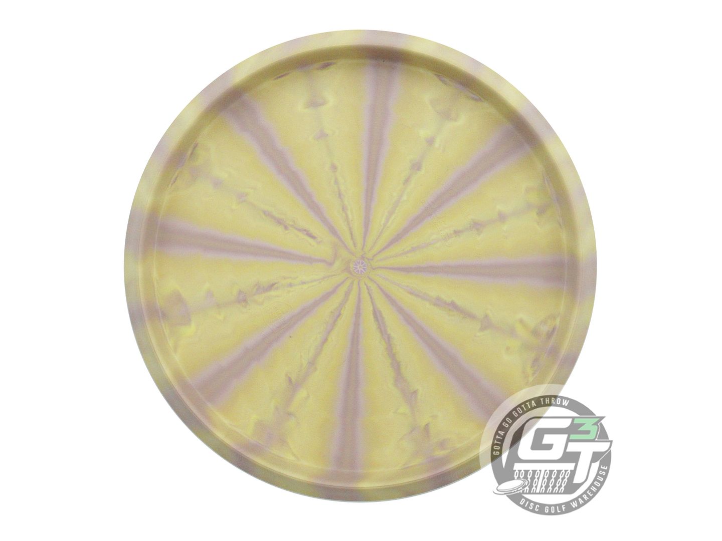 NOS DiscMania Swirl P-Line Flex 2 Drop 176g Yellow-Lilac Putter Disc