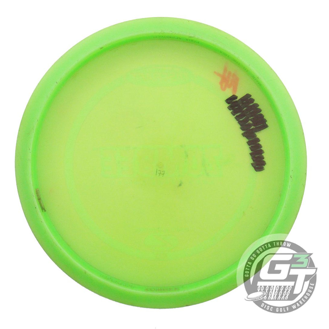 USED Discraft Z Zombee 177g Lime White Stamp PFN OOP Fairway Driver Golf Disc