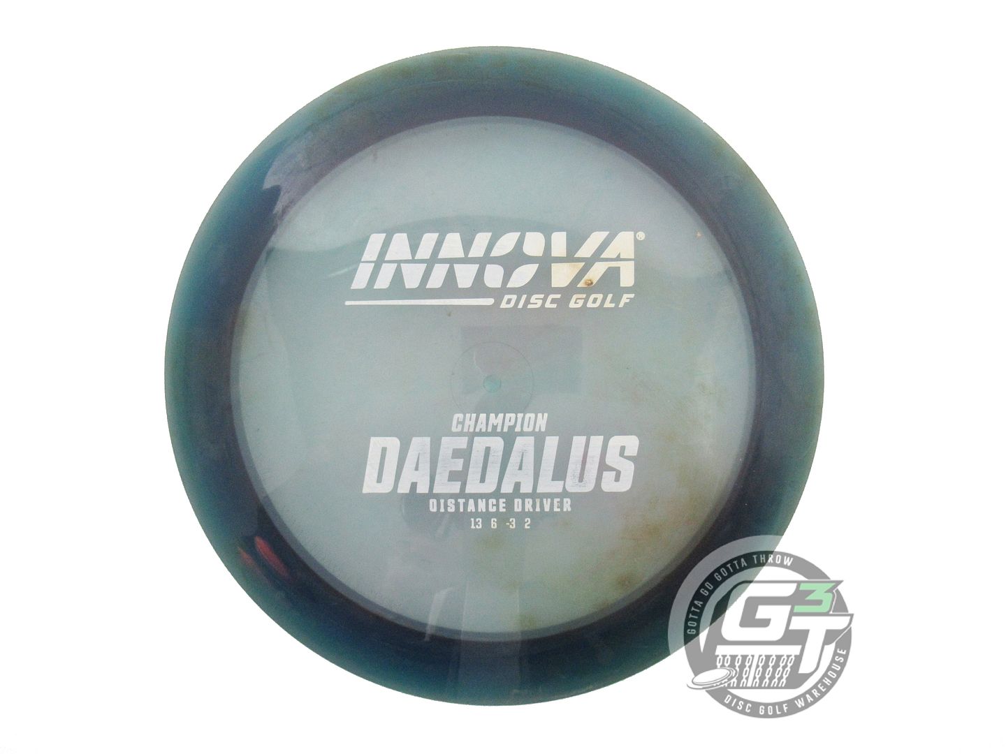 USED Innova Champion Daedalus 172g Blue White Stamp Distance Driver Golf Disc