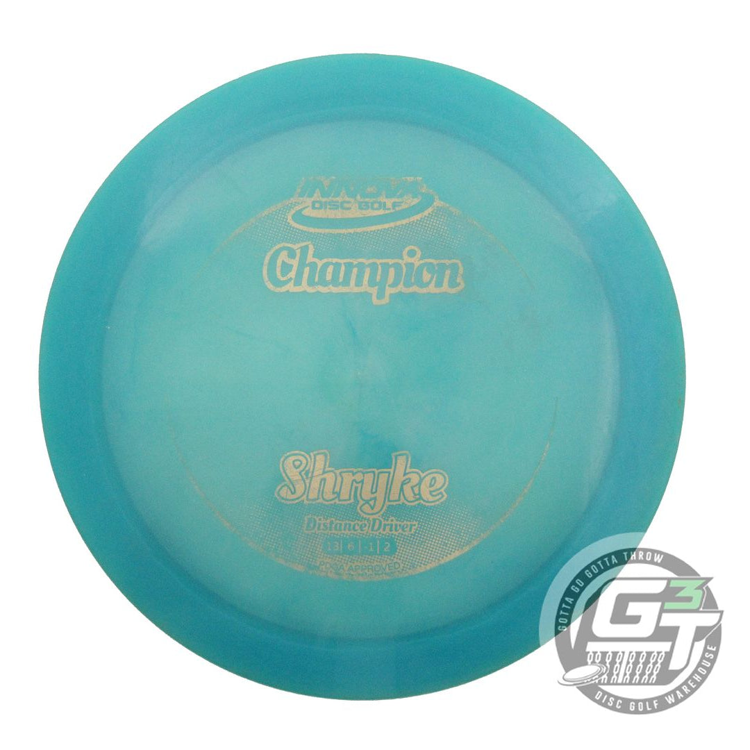 USED Innova Champion Shryke 168g Teal Gold Foil Distance Driver Golf Disc