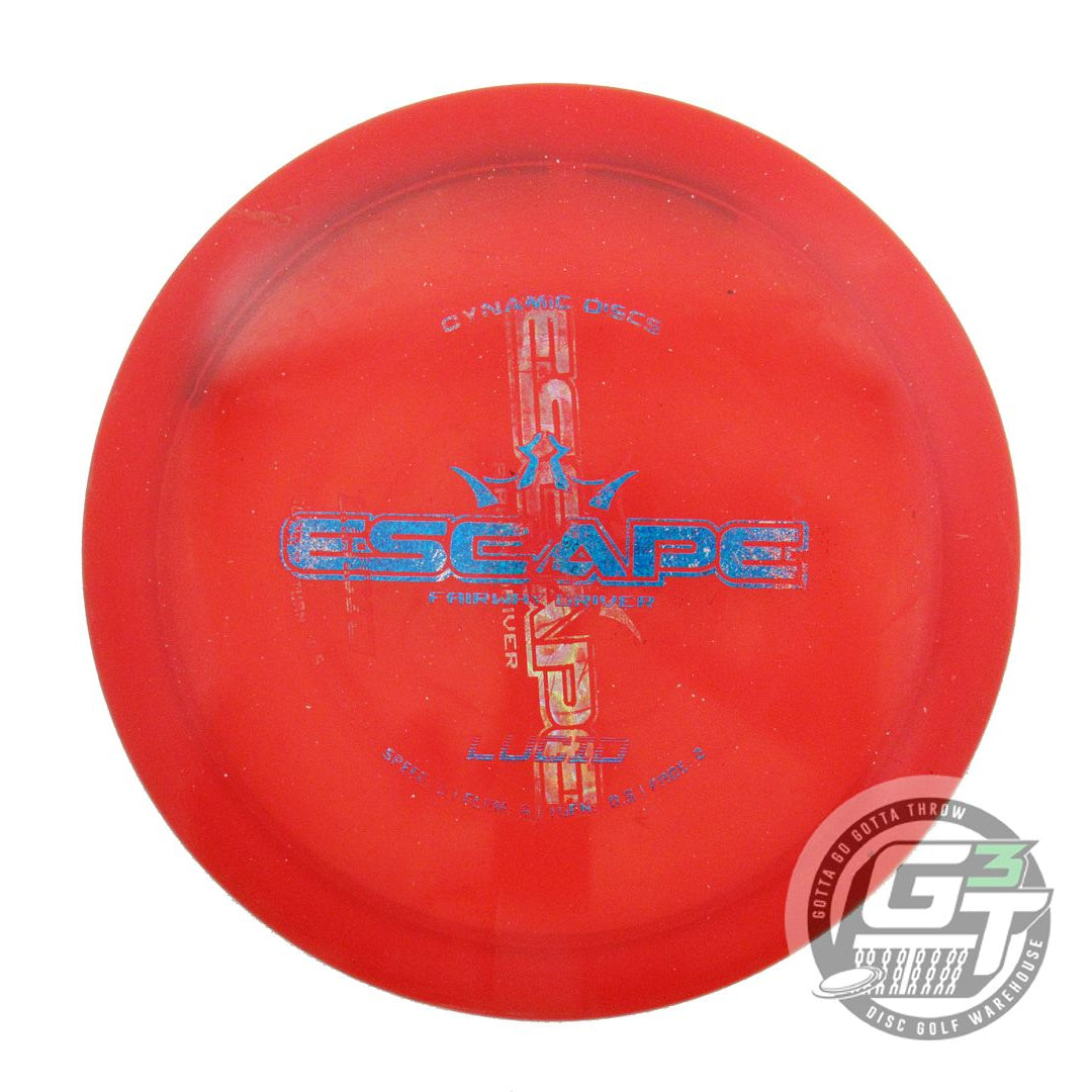USED Dynamic Discs X-OUT Lucid Escape 170g Red Fairway Driver Golf Disc