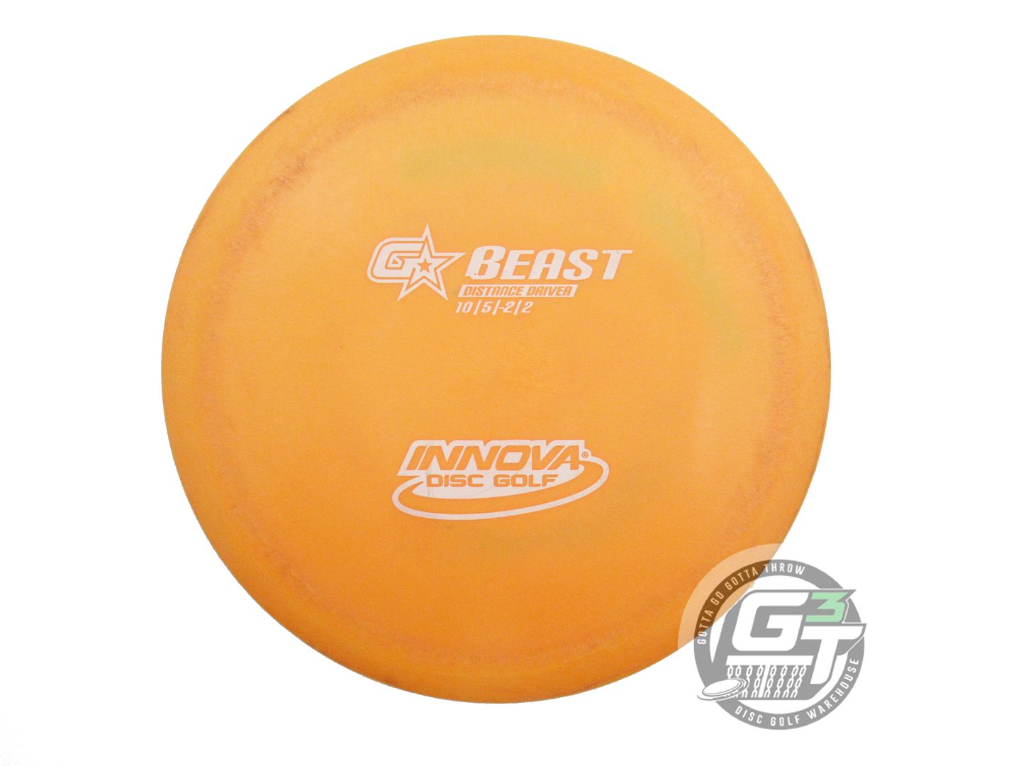 USED Innova GStar Beast 175g Marigold White Stamp Distance Driver Golf Disc