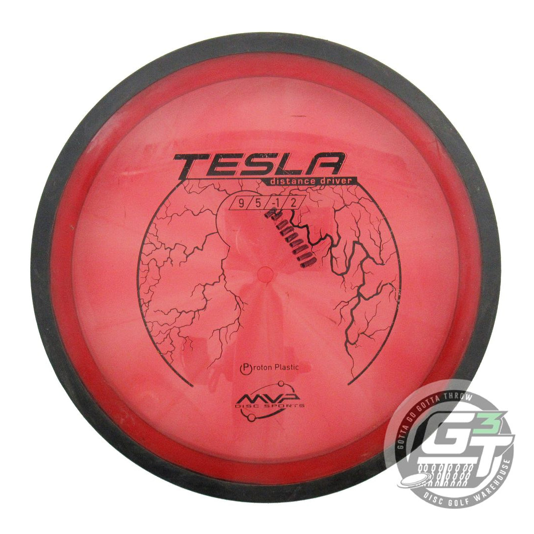 USED MVP Disc Sports Proton Tesla 169g Red Distance Driver Golf Disc