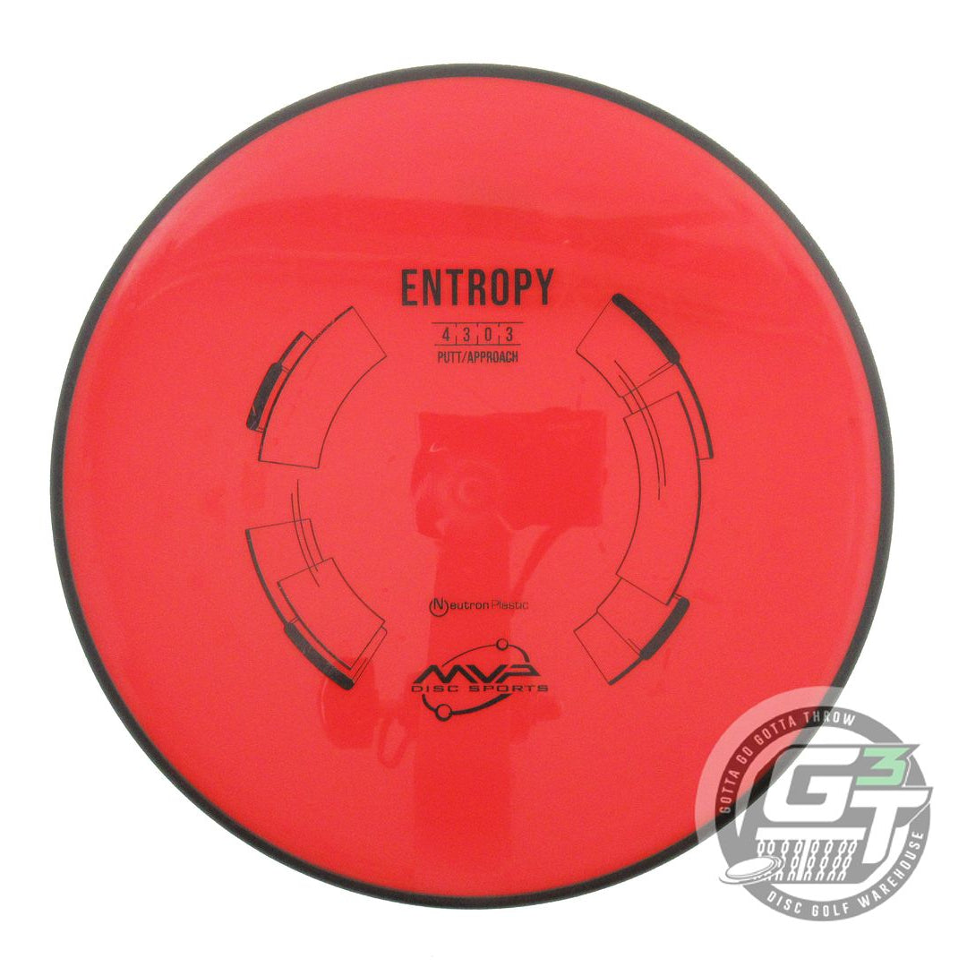 USED MVP Disc Sports Neutron Entropy 175g Red Putter Golf Disc