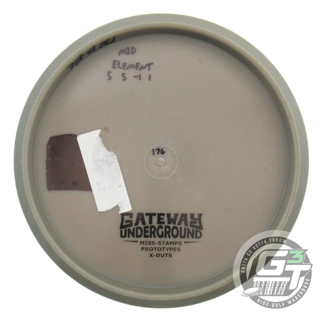 USED Gateway X-OUT Diamond Element 176g Gray Midrange Golf Disc