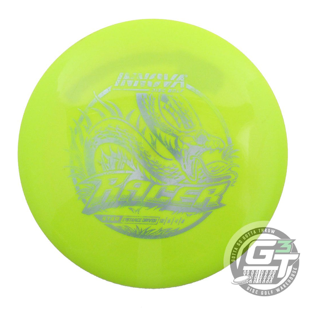 USED Innova Star Racer 176g Yellow Silver Foil Distance Driver Golf Disc