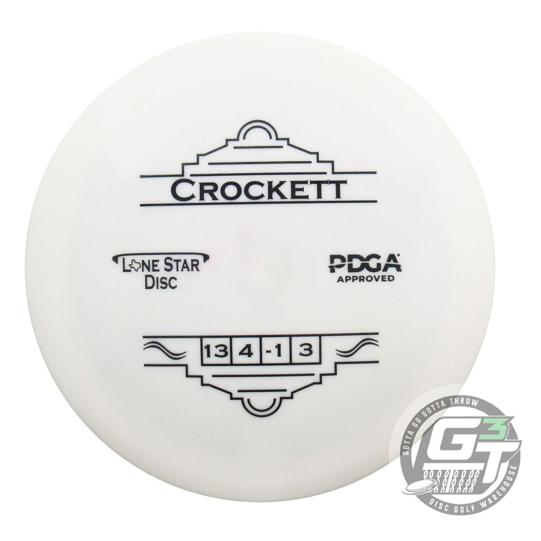 NOS Lone Star Lima Crockett 157g White Black Stamp Distance Driver Golf Disc