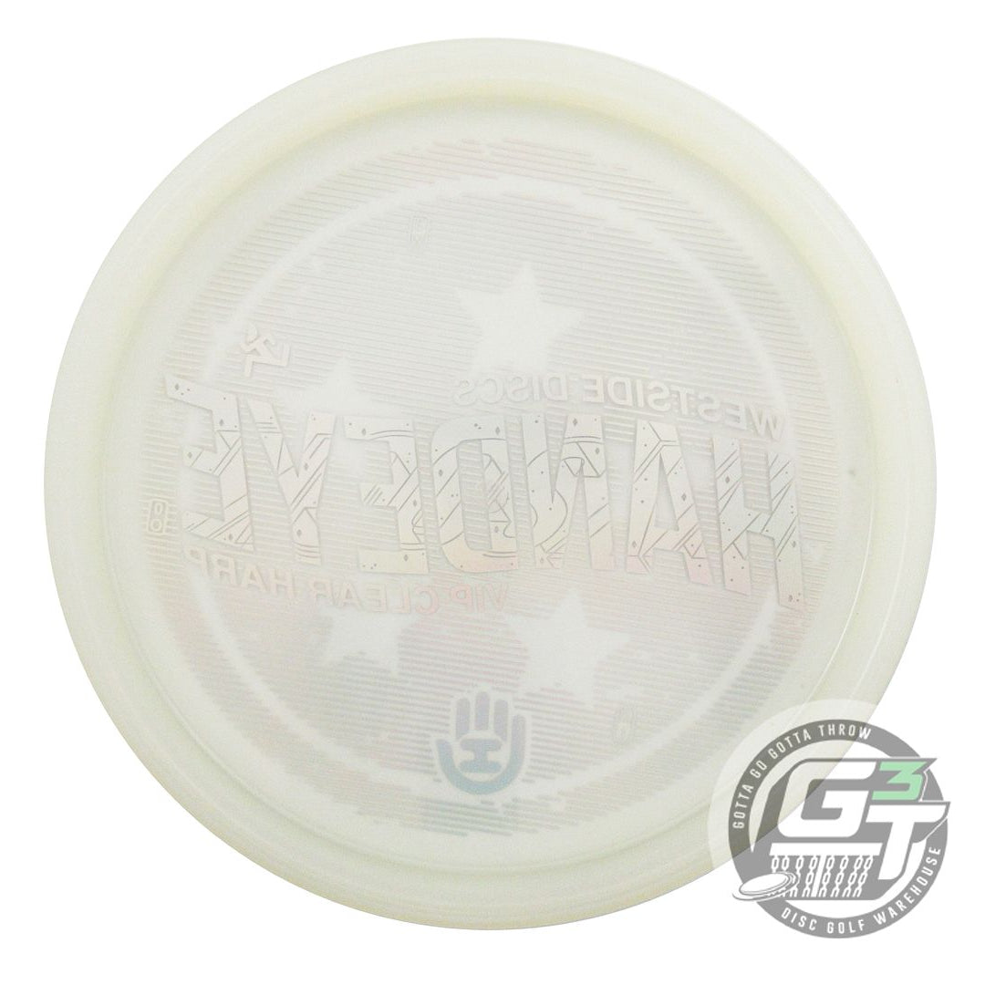 NOS Westside Discs HANDEYE VIP Clear Harp 176g Gold Holo Foil Putter Golf Disc