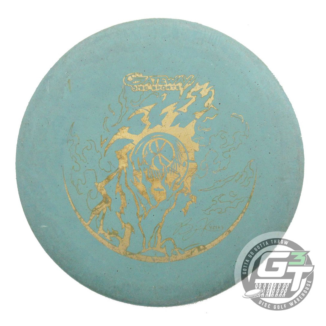 USED Gateway SureGrip SS Wizard 174g Green Gold Foil A Putter Golf Disc