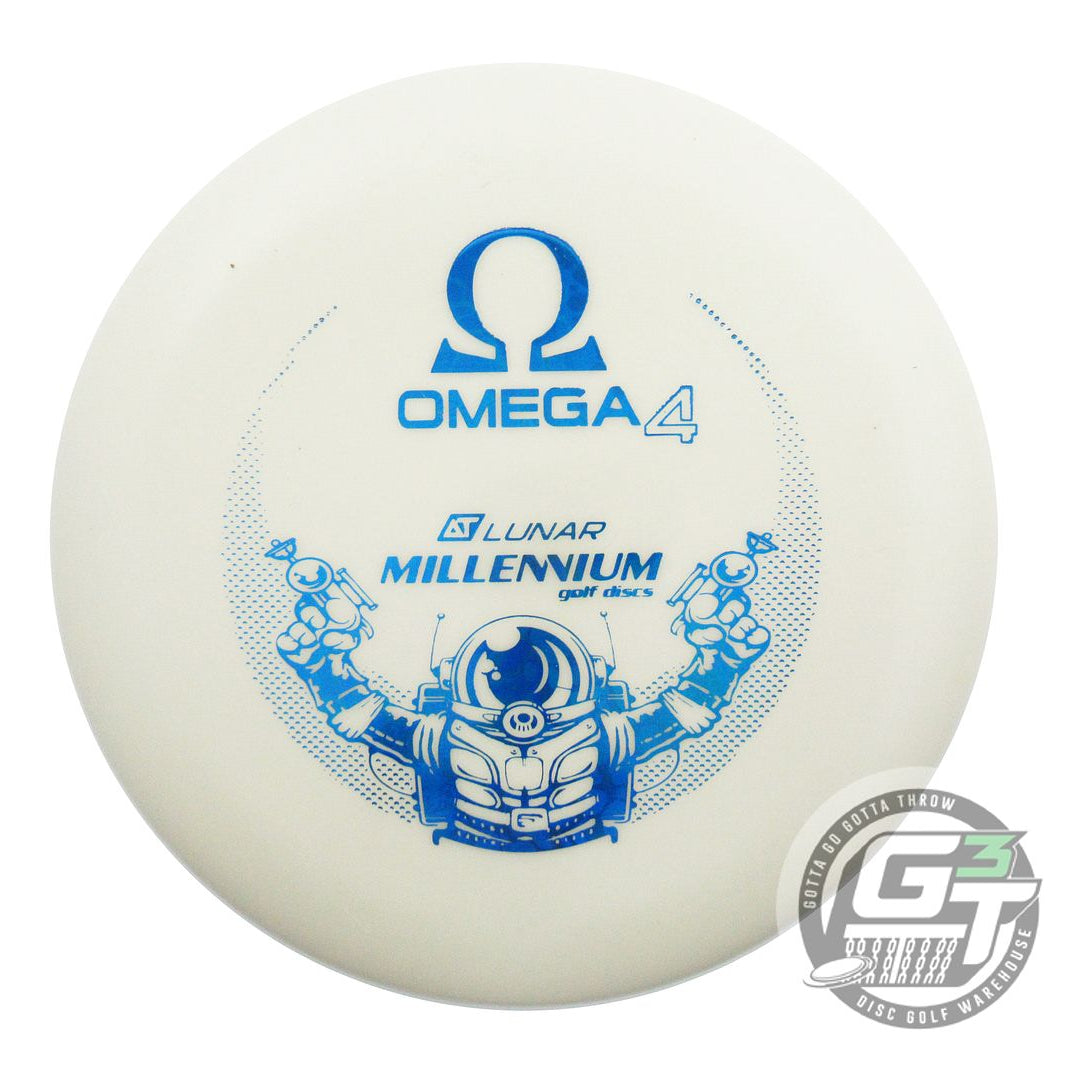 USED Millennium Lunar Glow DT Omega4 172g Blue Foil Putter Golf Disc