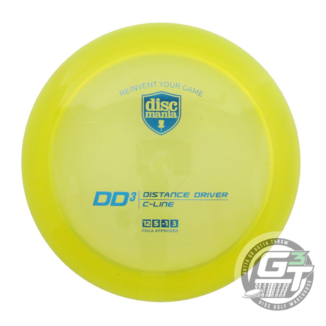 USED DiscMania C-Line DD3 172g Yellow Blue Foil Distance Driver Golf Disc