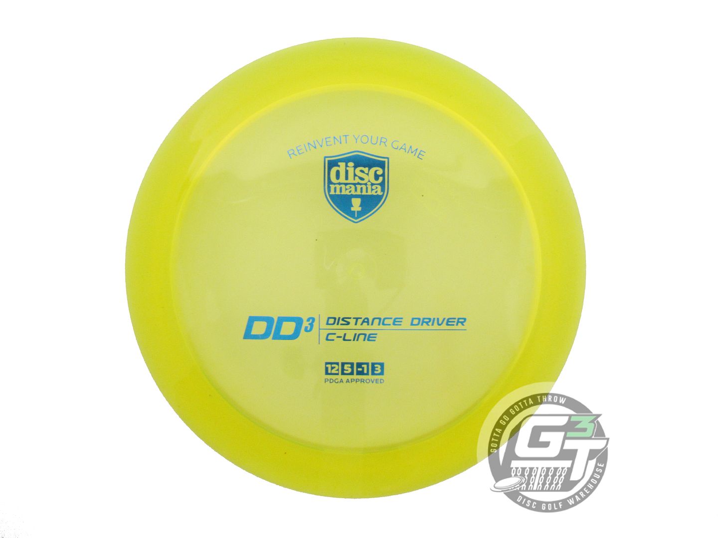 USED DiscMania C-Line DD3 172g Yellow Blue Foil Distance Driver Golf Disc