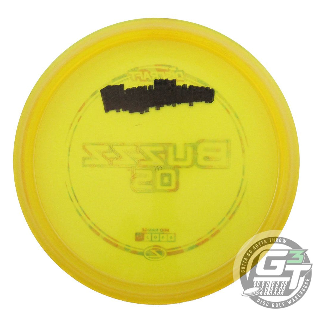 USED Discraft Z Buzzz OS 170g Yellow Wonder Bread Foil Midrange Golf Disc