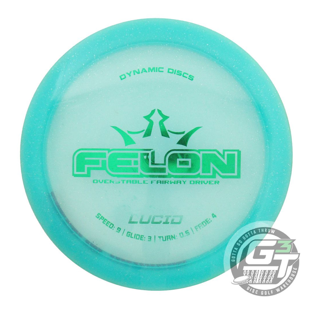 USED Dynamic Discs Lucid Felon 169g Seafoam Green Foil Fairway Driver Golf Disc