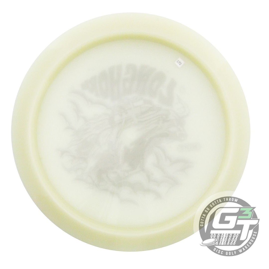 USED Mint Discs Nocturnal Glow Longhorn 172g Blue & Gold Foil Driver Golf Disc