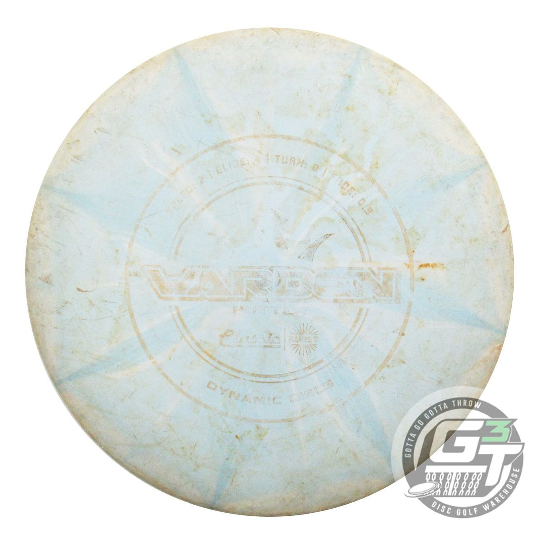 USED Dynamic Discs Classic Hard Burst Warden 174g Blue Gold Foil Putter Disc