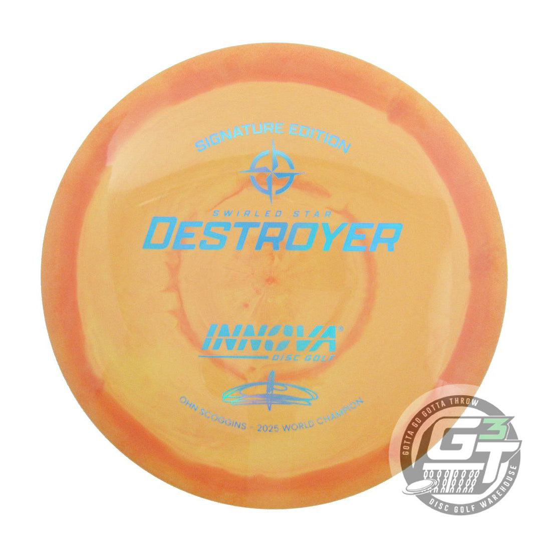 Innova Signature Edition Ohn Scoggins 2025 World Champion Swirled Star Destroyer Distance Driver Golf Disc (Individually Listed) - Gotta Go Gotta Throw
