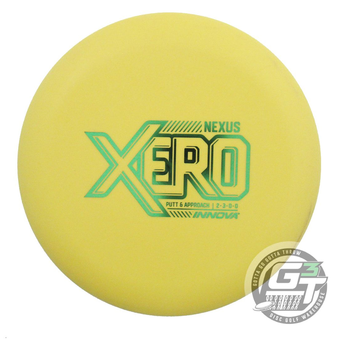 USED Innova Nexus Xero 179g Yellow Green Foil Putter Golf Disc