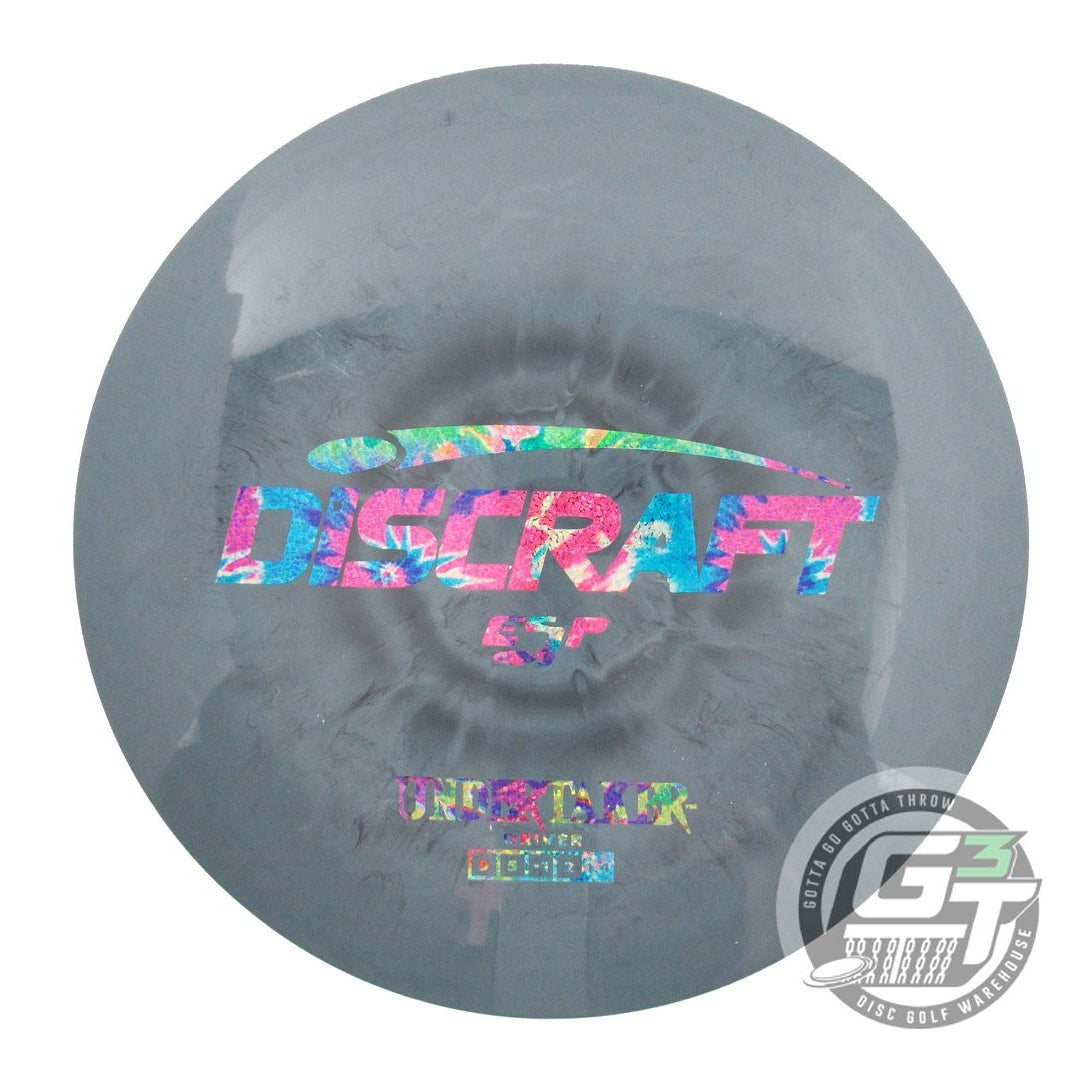 USED Discraft ESP Undertaker 174g Gray Fireworks Foil Distance Driver Golf Disc