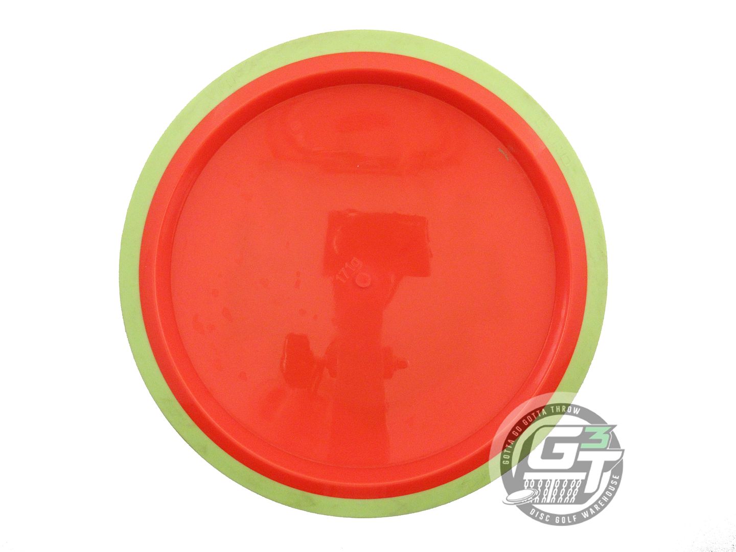 USED Axiom Discs Neutron Virus 171g Orange Lime Rim Distance Driver Golf Disc