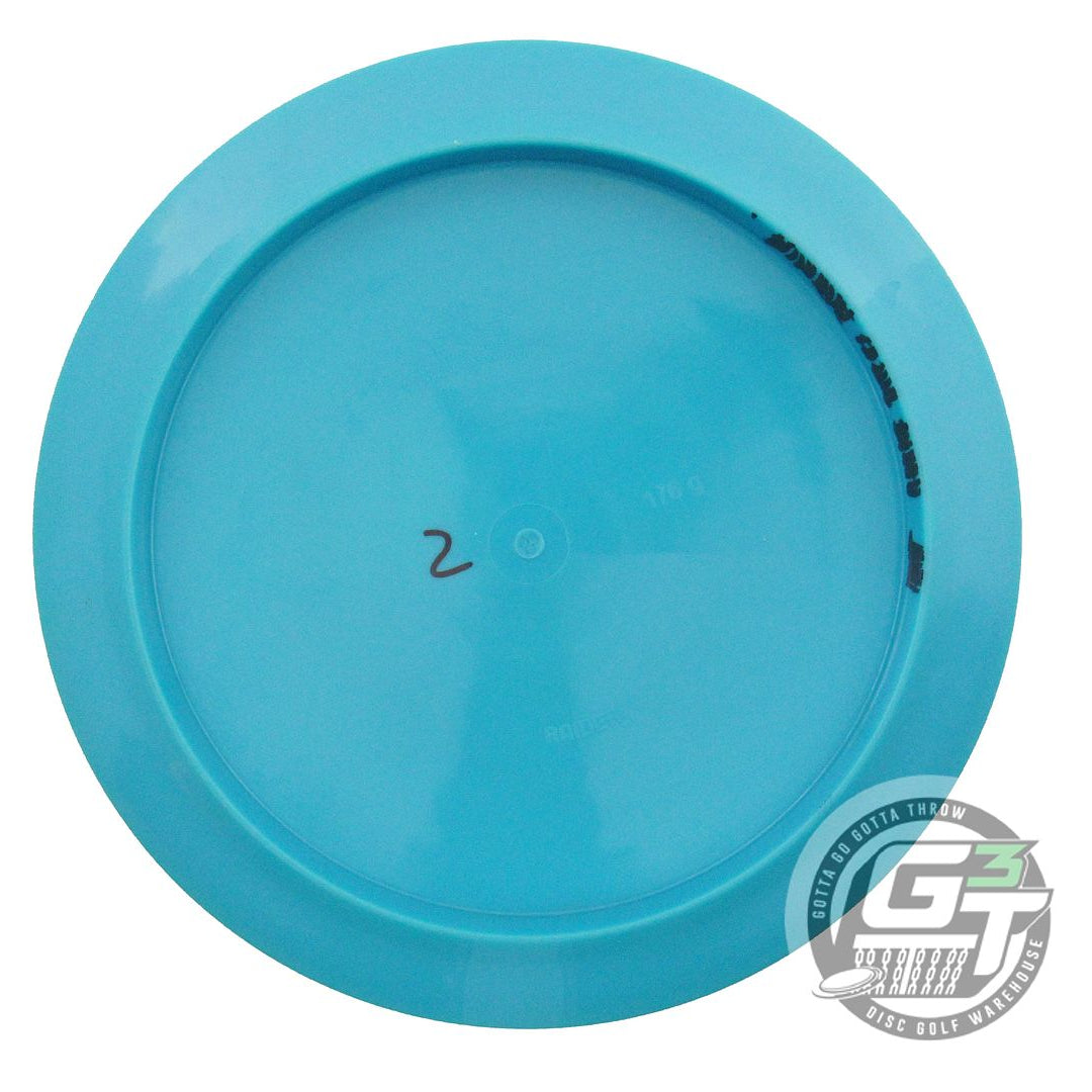 USED Dynamic Discs Fuzion Raider 176g Teal Purple Foil Distance Driver Golf Disc