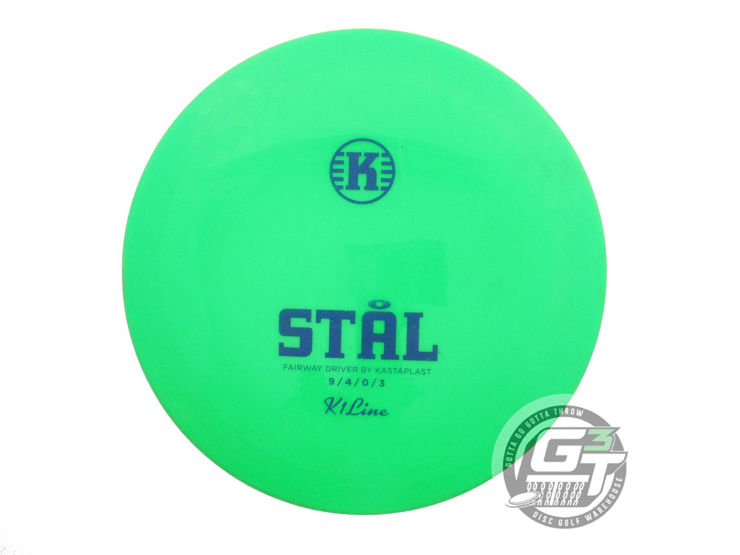 USED Kastaplast K1 Stal 174g Green Blue Stamp Fairway Driver Golf Disc
