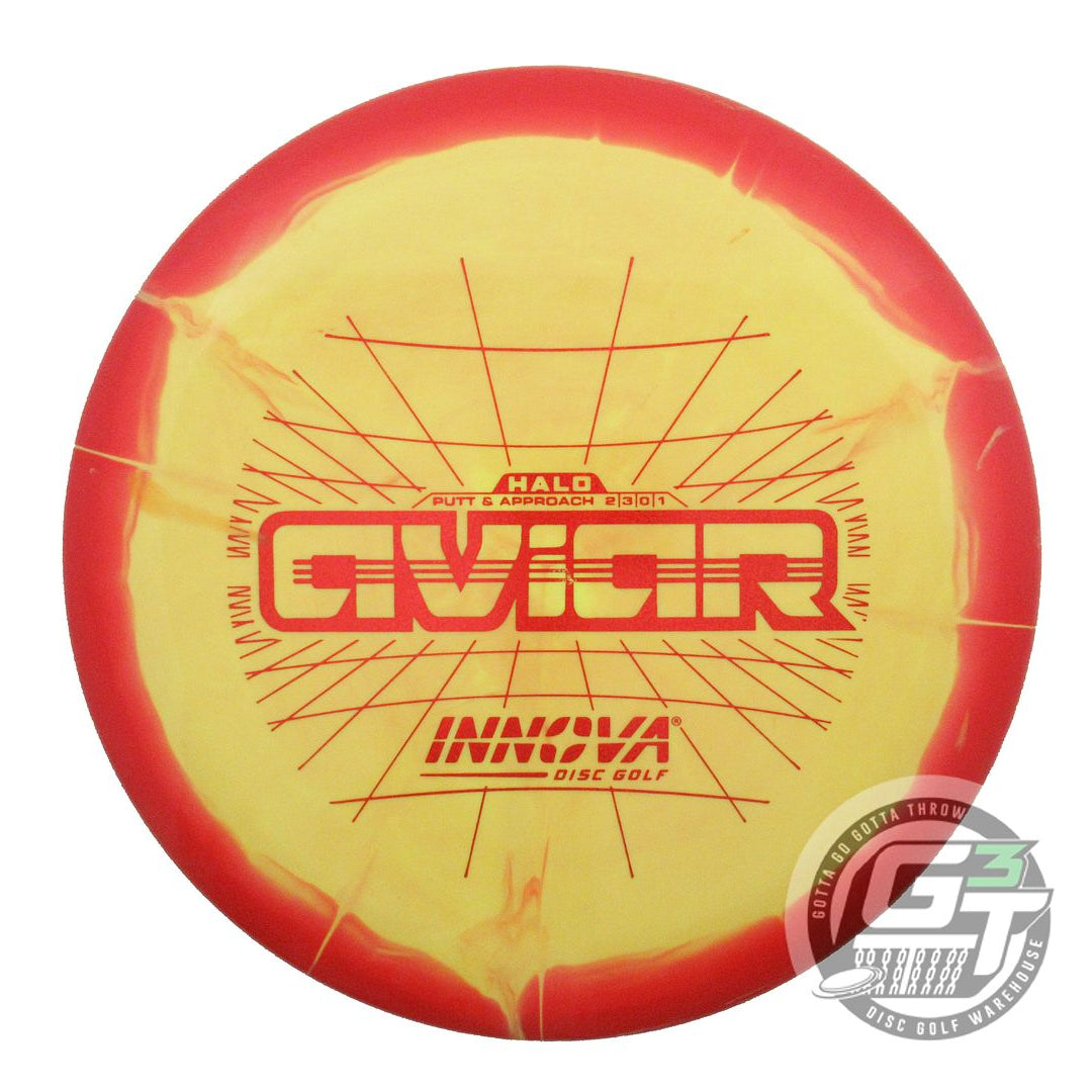 USED Innova Halo Star Aviar 173g Red-Yellow Putter Golf Disc