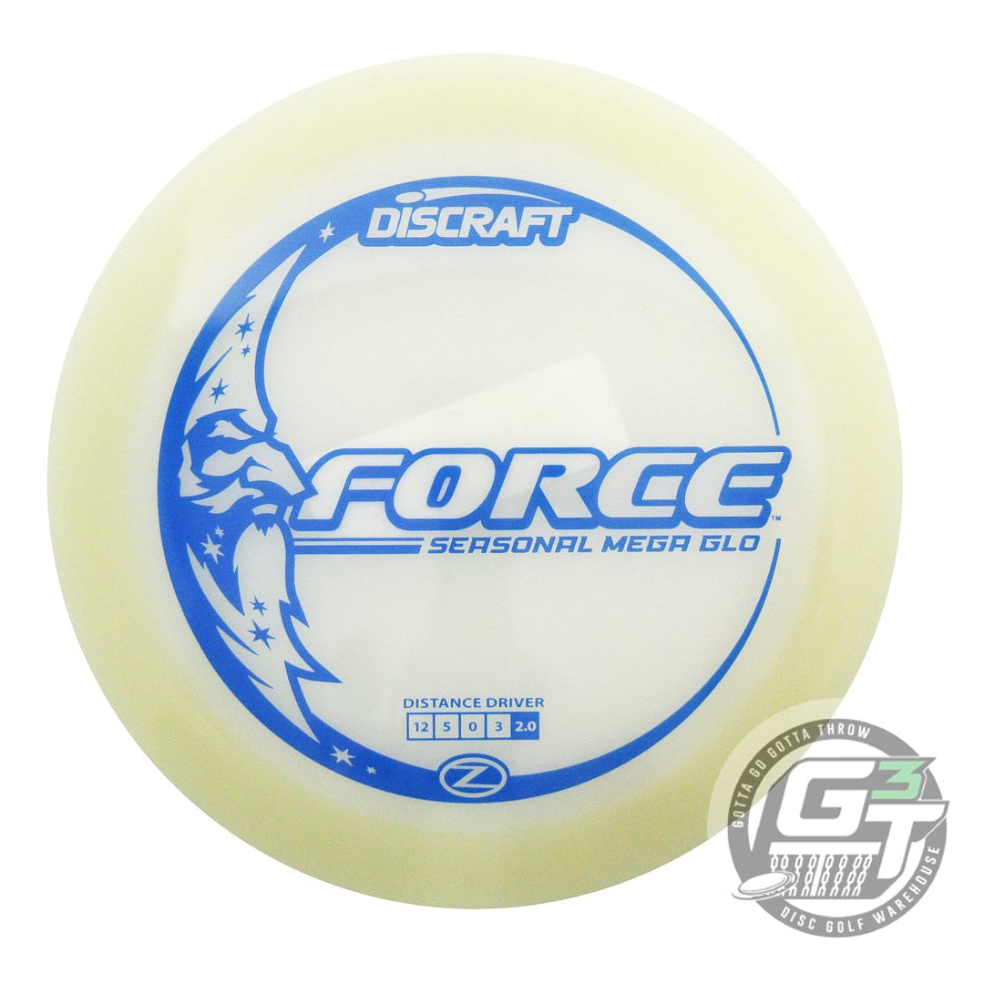 Discraft Seasonal Mega Glo Z Force Distance Driver Golf Disc (Individually Listed)
