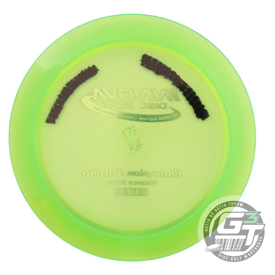 USED Innova Champion Katana 175g Lime Purple Foil Distance Driver Golf Disc