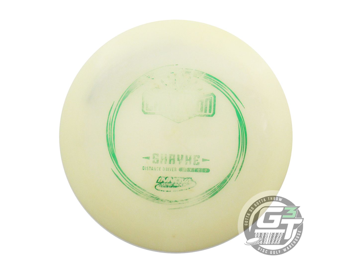USED Innova Champion Glow Shryke 176g Green Foil Distance Driver Golf Disc