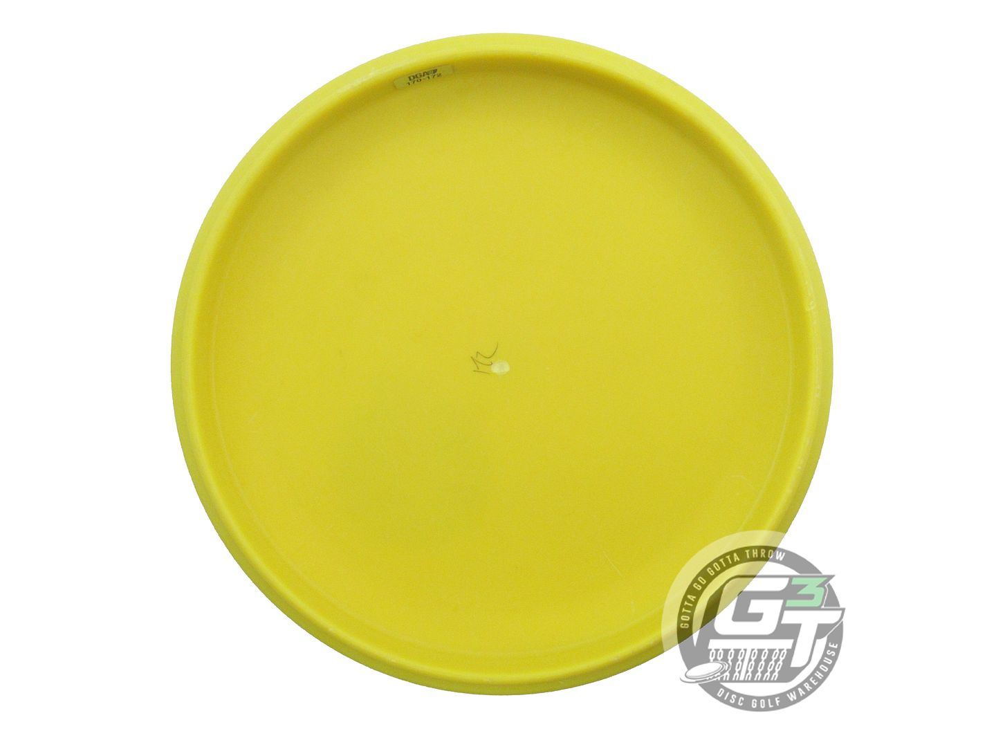 USED DGA Stone Line Steady 172g Yellow Rainbow Foil Putter Golf Disc