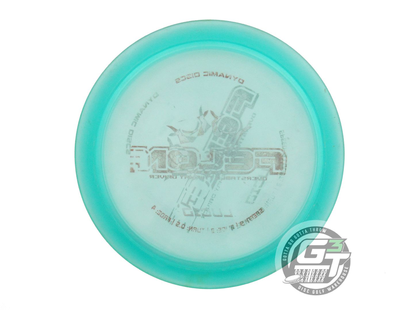 USED Dynamic Discs X-OUT Lucid Felon 173g Seafoam Fairway Driver Golf Disc