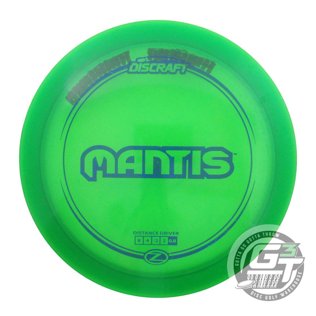 USED Discraft Z Mantis 166g Green Blue Stamp Fairway Driver Golf Disc